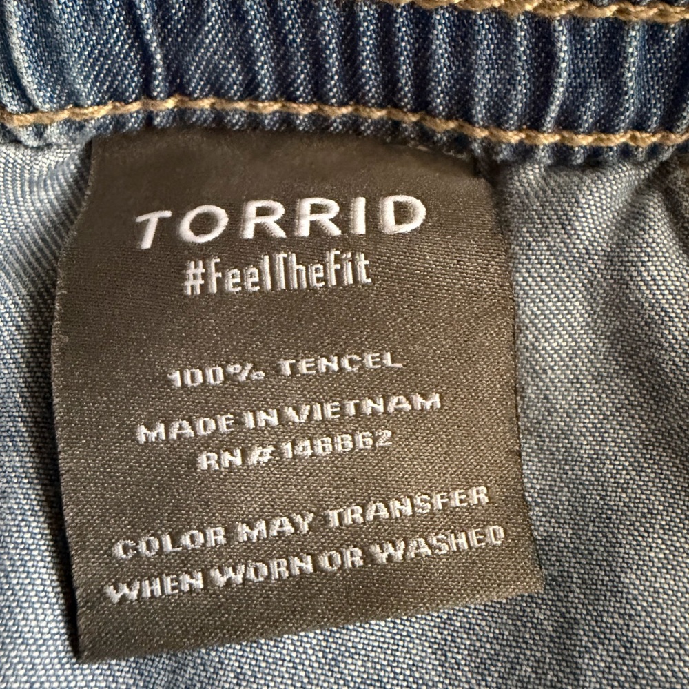 Casual Light Blue Denim Shorts - Picture 4 of 6